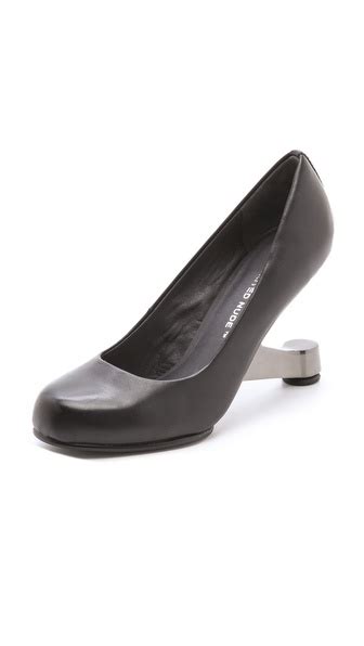 United Nude Eamz Invisible Heel Pumps In Black Lyst