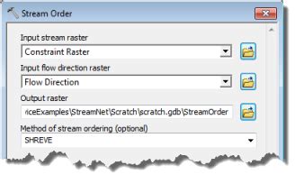 Geoprocessing Service Example Stream NetworkDocumentation ArcGIS