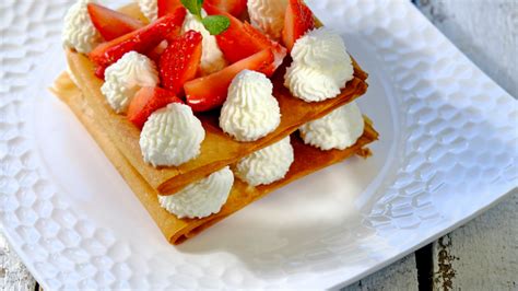 Millefeuille Aux Fraises