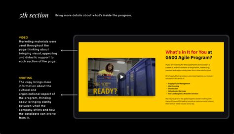 Dhl Careers Page Ux Ui Aline Pagnossin