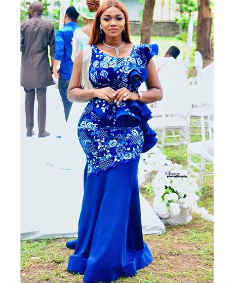 30 Beautiful And Trendy Lace Gown Styles Updated Thrivenaija