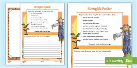 Drought Poster Worksheet Teacher Made Twinkl