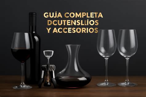 Guia Completa sobre utensilios y accesorios para disfrutar un Vino....