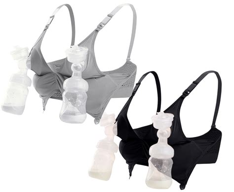 Ilovesia 2pack Nursing And Pumping Bra All In One Hand Free Pump Bras