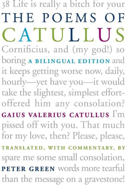 The Poems of Catullus: A Bilingual Edition / Edition 1 by Gaius ...