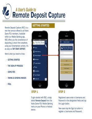 Fillable Online Remote Deposit Capture Rdc Is A Fax Email Print