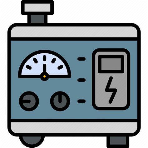 Generator Electric Electricity Energy Technology Icon Icon