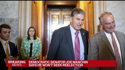 Joe Manchin Says He Wont Run For Reelection In Blow To Democrats The