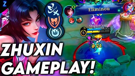 A MELHOR PARTIDA DO MÊS ZHUXIN GAMEPLAY Mobile Legends YouTube