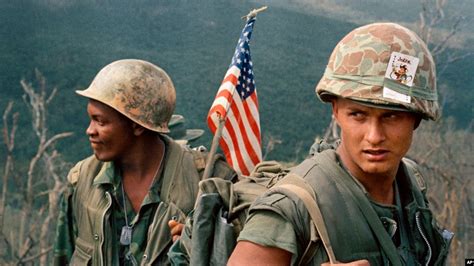 Vietnam War Soldiers Fighting In Color