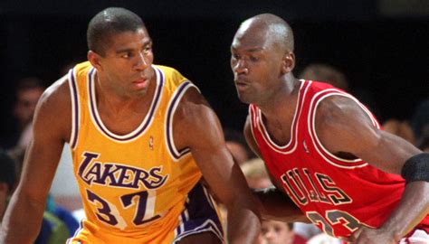 Michael Jordan Challenges Magic Johnson To One On One Showdown