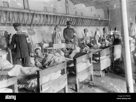 German Military Hospital On The Western Front Of The Somme Sector 1916