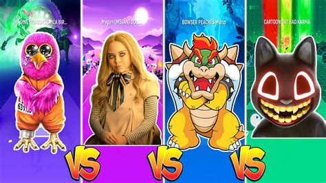 IMAGINE DRAGONS OPILA BIRD Vs Megan DOLLS Vs MARIO BOWSER PEACHES Vs