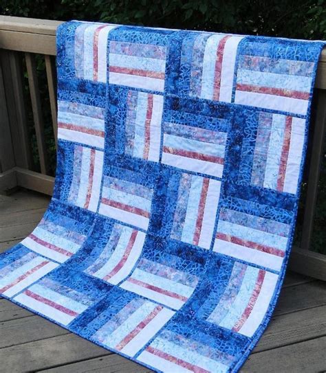 This Unique Log Cabin Quilt Is A Really Inspirational And Outstanding