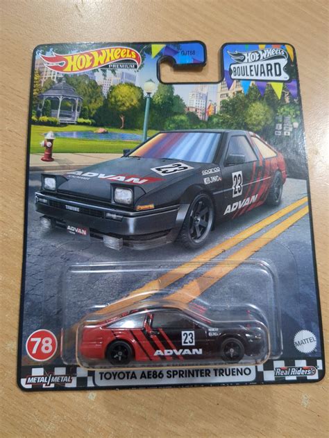 Hot Wheels Premium Boulevard Toyota AE86 Sprinter Trueno Car Lazada PH