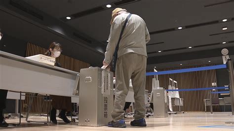 兵庫県議選・神戸市議選 期日前投票が始まる サンテレビニュース