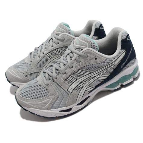 Asics 慢跑鞋 Gel Kayano 14 男鞋 亞瑟士 復刻 復古 支撐 分層結構 穿搭 灰 藍 1201a161021 慢跑鞋