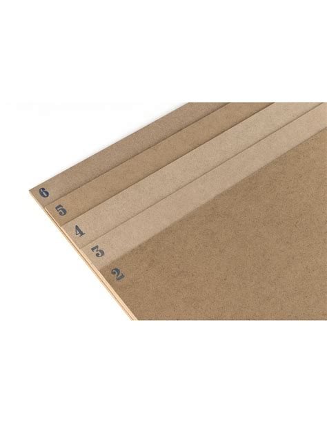 Amati Model Tavolette MDF Chiaro Cm 100x40 Mm 6 Tavole MDF Mm