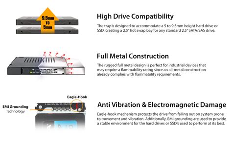 Amazon Icy Dock Ssd Hdd Hot Swap Sata Mobile Rack For Mm Slim Cd Dvd Rom Optical