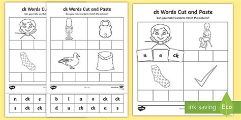 Ck Cut And Stick Worksheet Teacher Made Twinkl