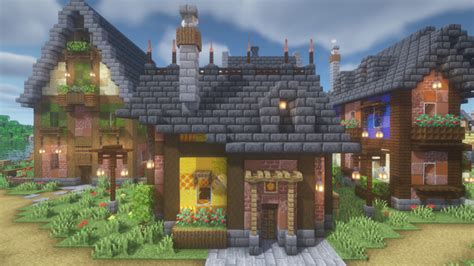 【マイクラ】黄色いミツバチカフェ【建築】 【マイクラ】くちばしの建築ブログ