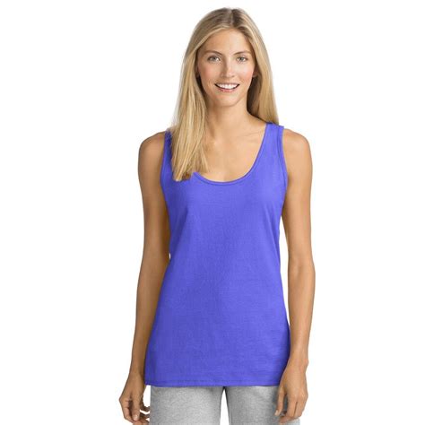 Womens Hanes® Basic Essential Tank Top Plus Size Tank Tops Tank Tops Womens Activewear Tops