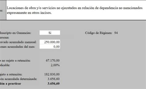 Nueva Planilla Para Calcular La Retencion Del Impuesto A Las Ganancias Rg 830 E Importar Al