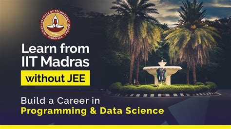 Learn From Iit Madras Without Jee Youtube