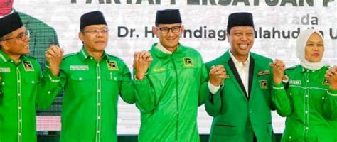 Penutupan Rapimnas Sandiaga Uno Ditunjuk Jadi Ketua Bappilu PPP Dan