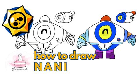 How To Draw Nani Brawl Stars Let S Draw It Simple YouTube