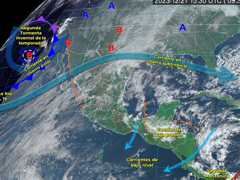 Clima En M Xico Entra El Frente N M Con Lluvias Y Heladas