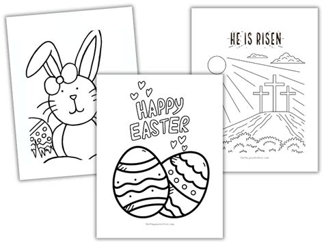 Easter Coloring Pages - The Purposeful Nest