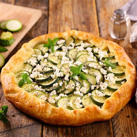 Tarte Courgettes Feta Cerise Et Potiron Primeur Lyon