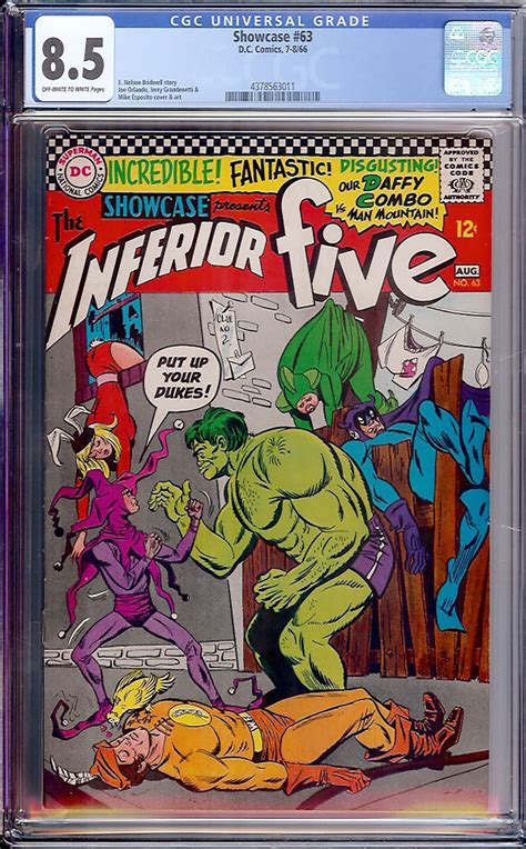 Showcase 63 CGC 8 5 Ow W Auction Pedigree Comics