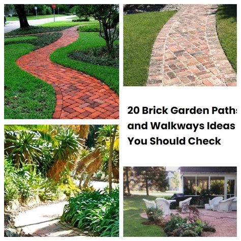 20 Brick Garden Paths And Walkways Ideas You Should Check SharonSable