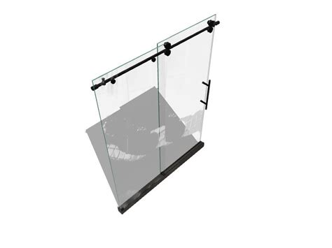 Dreamline Enigma Xo Matte Black 56 In To 60 In W X 76 In H Frameless Sliding Shower Door