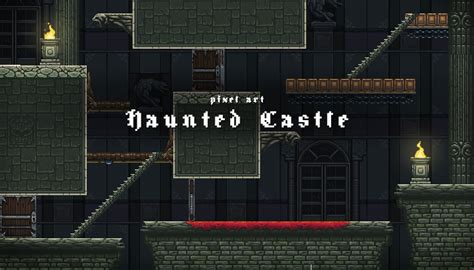 Pixel Art Haunted Castle Thegameassetsmine