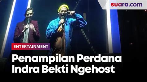 Penampilan Perdana Indra Bekti Ngehost Di Konser Blue Usai Alami Pecah