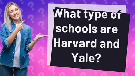 What Type Of Schools Are Harvard And Yale Youtube