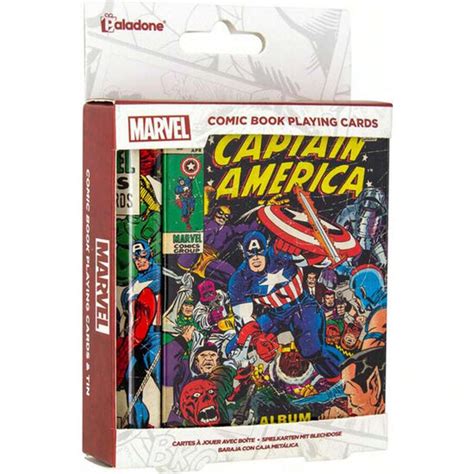 Marvel Baralho de cartas Marvel Ilustrações de personagens icônicos