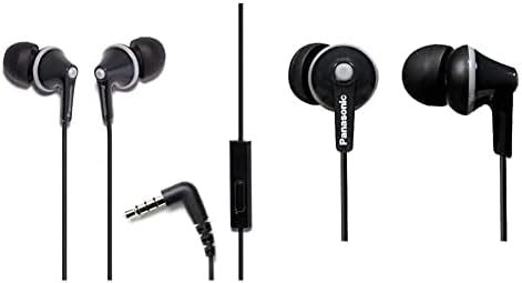 Panasonic Ergofit Wired Earbuds In Ear Headphones With Microphone And