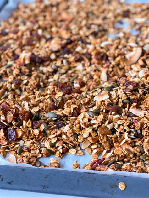 Granola Met Eiwit Maken Recept Betty S Kitchen