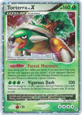 Torterra Lv X Diamond Pearl Base Set Pokemon Trollandtoad