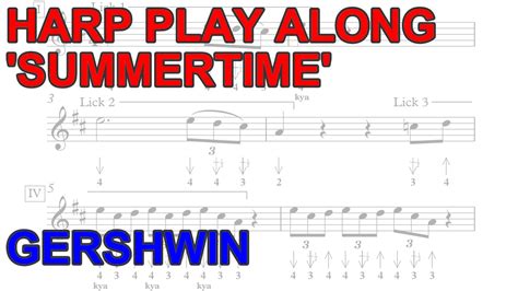 Harmonica Play Along Summertime Free Harp Tab And Backing Track