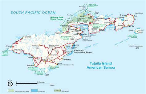 Mapoftutuila American Samoa • Mapsof.net