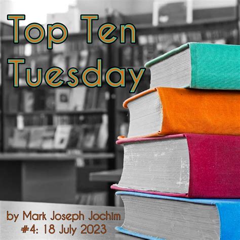 Top Ten Tuesday 4 Books With One Word Titles Mark Joseph Jochim