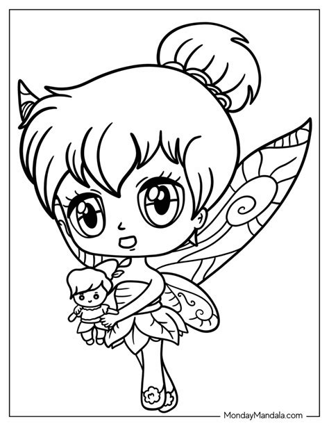 34 Fairy Coloring Pages Free Pdf Printables