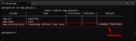 How To Set A Timestamp As A Default Column Value In Postgresql Commandprompt Inc