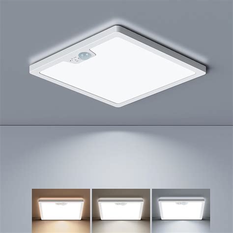 Annaror Motion Sensor Ceiling Light Wired 3000K 4000K 5000K Selectable