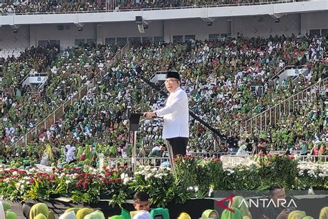 Ratusan Ribu Anggota Muslimat NU Ramaikan Harlah Ke 78 Di GBK ANTARA